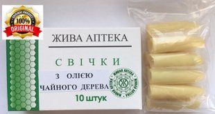 Свічки з олією чайного дерева 22522 фото